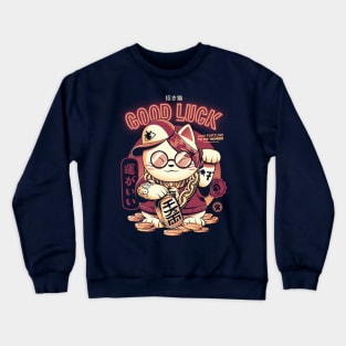 Lucky Cat Crewneck Sweatshirt